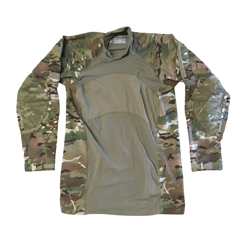 US Army Combat Shirt Flame Resistant Multicam OCP Large API LLC Made in USA